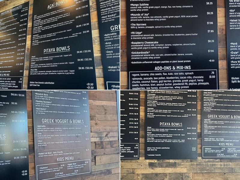 Protein Foundry Menu