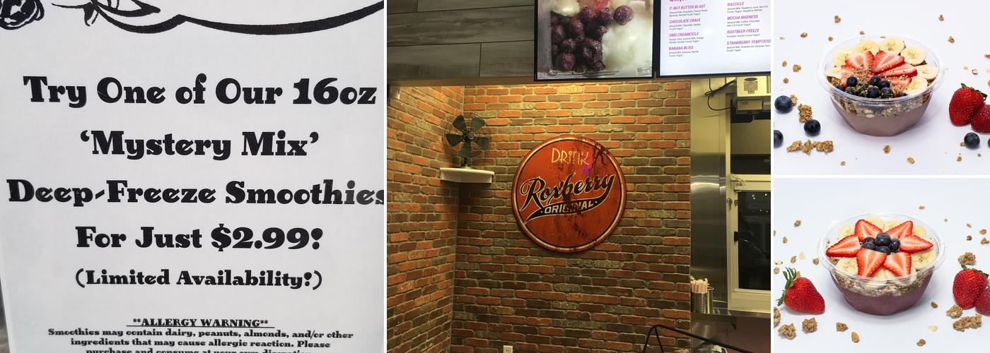 Roxberry Juice Co. Drive Thru Menu