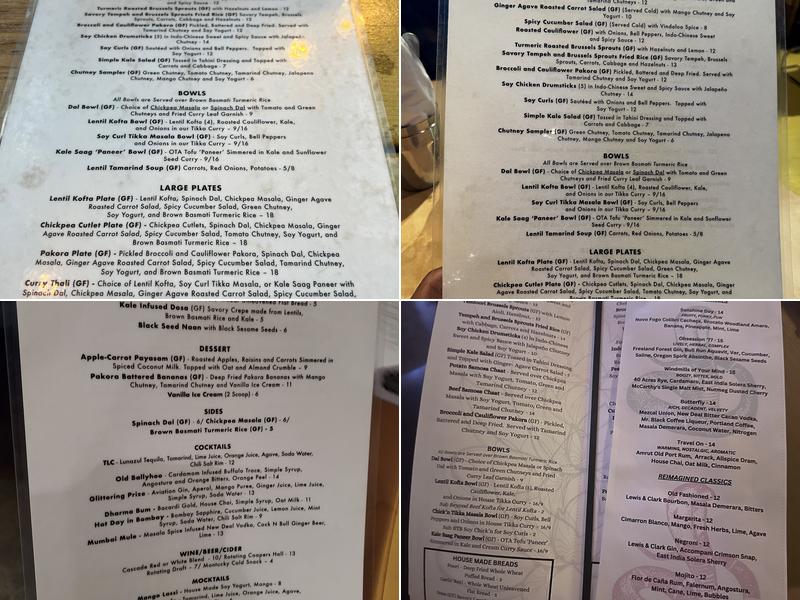 Asha Menu