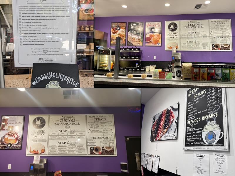 Cinnaholic Menu