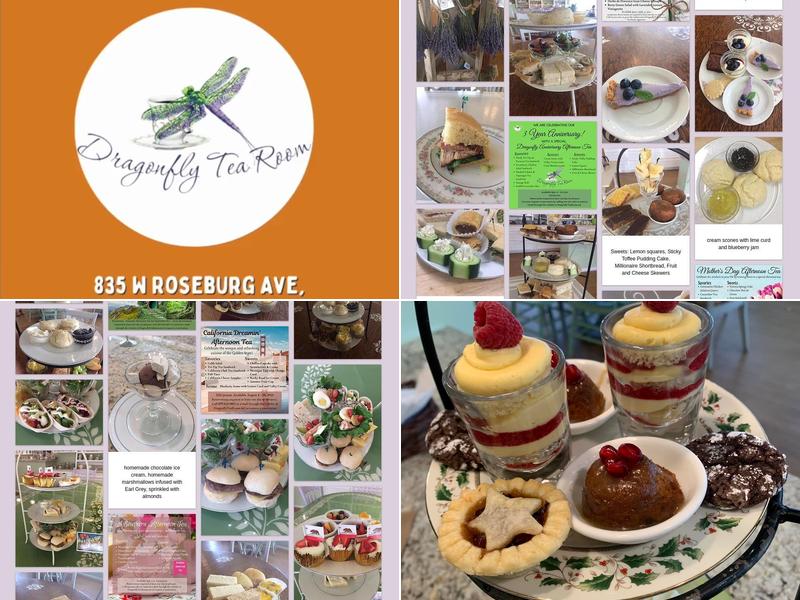 Dragonfly Tea Room Menu