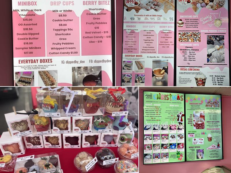 Dipped By Dee Menu
