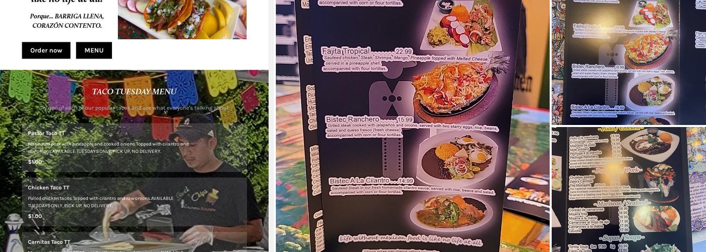 Galindos Kitchen Menu