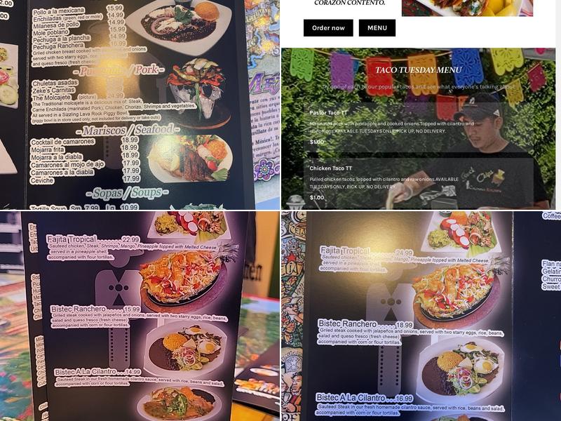 Galindos Kitchen Menu