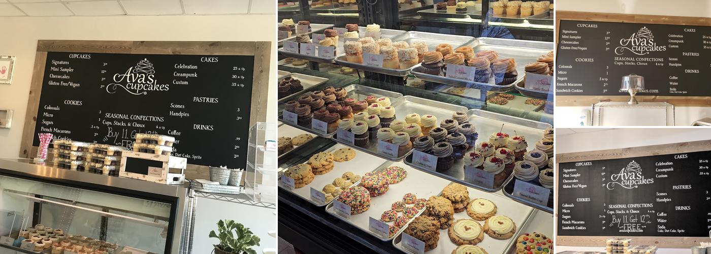 Ava's Cupcakes, LLC Menu