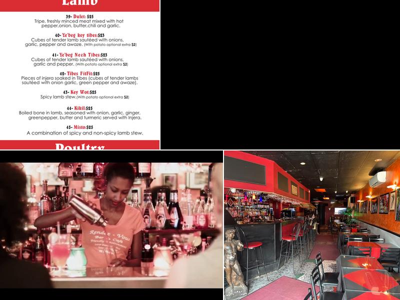 Rendez-Vous Ethiopian and Eritrean Restaurant Menu