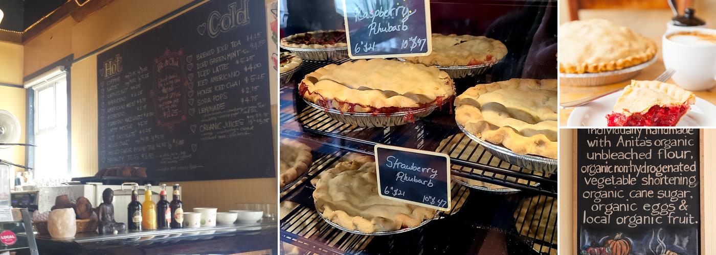 Aphrodite's Organic Pie Shop Menu