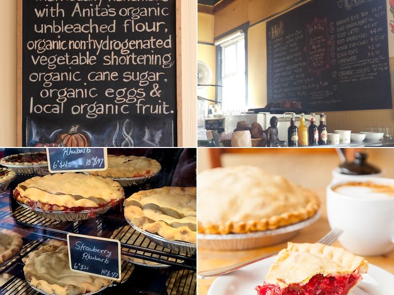 Aphrodite's Organic Pie Shop Menu