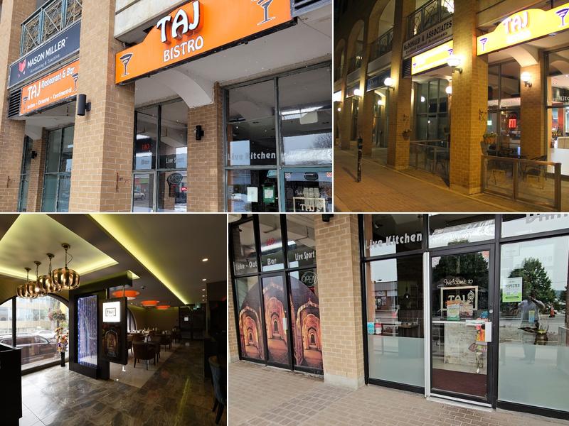 Taj Bistro 140 Dunlop St E #101, Barrie