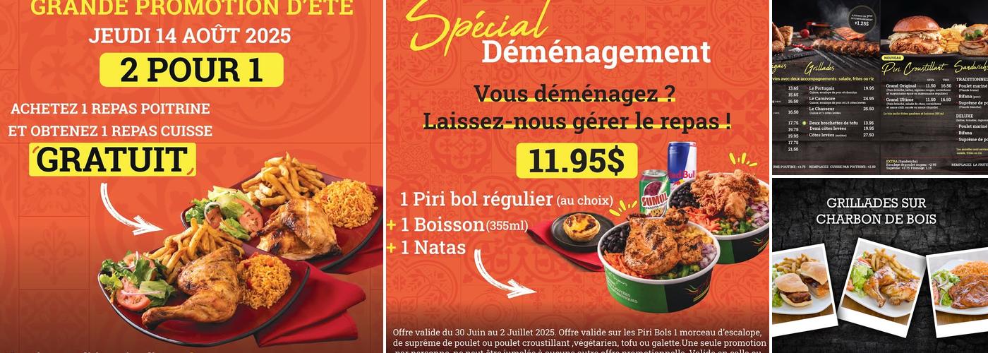 Piri Piri Masson Menu