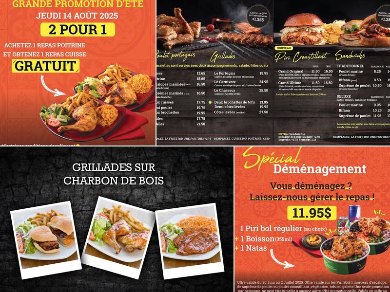 Piri Piri Masson Menu
