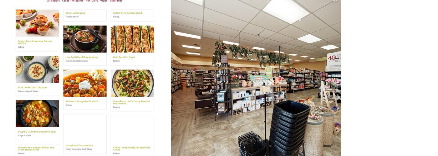 Nutters Everyday Naturals Menu