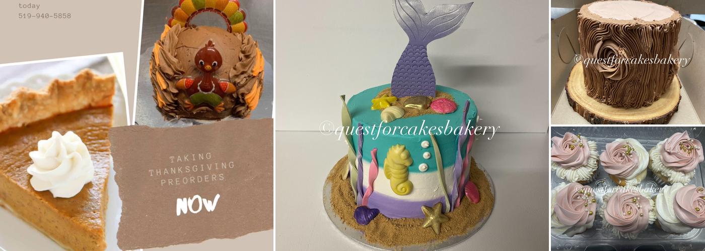 The Quest for Cakes Bakery Inc Menu