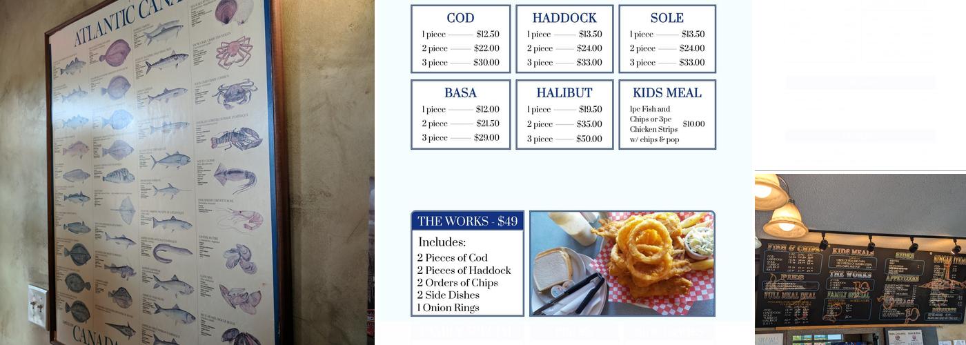 Brits Fish & Chips Menu