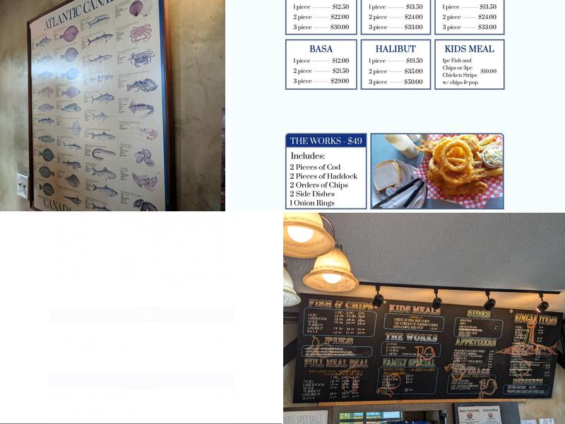 Brits Fish & Chips Menu