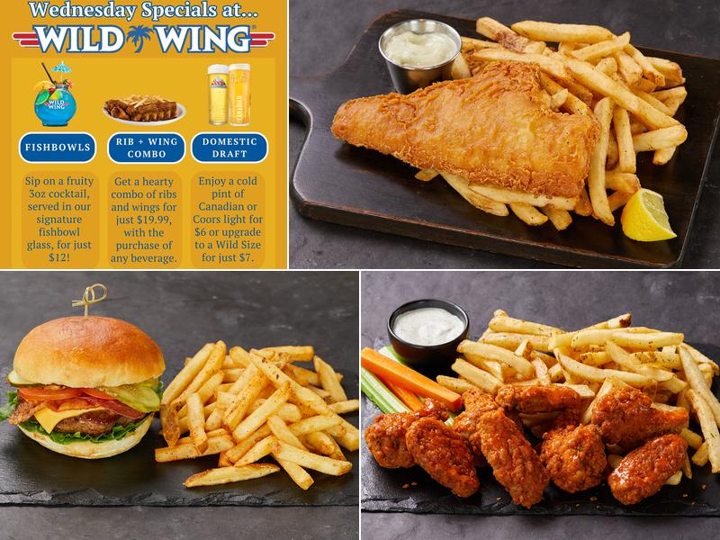 Wild Wing Hog's Back Menu