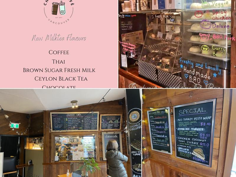 Chance Cafe Menu