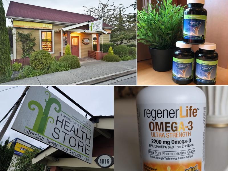 Parsley, Sage & Thyme Health Store 4916 Elliott St, Delta