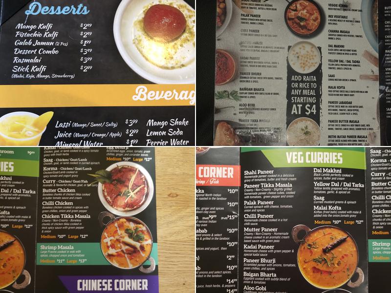 King Tandoori Drew Menu