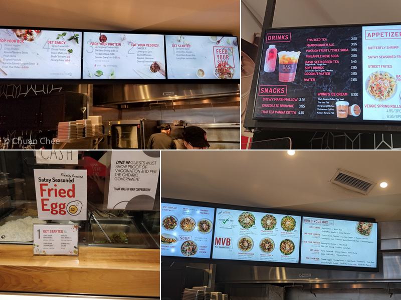 Basil Box Menu