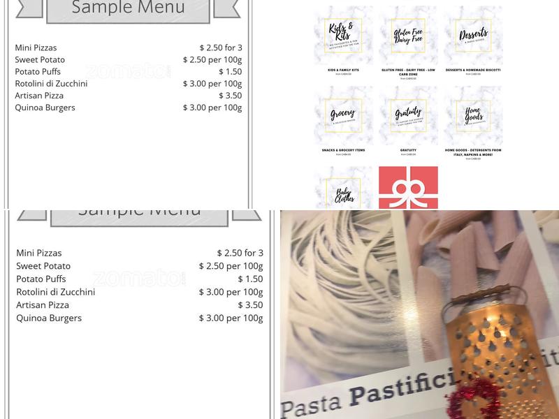 Continental Noodles Pastificio Italiano Menu