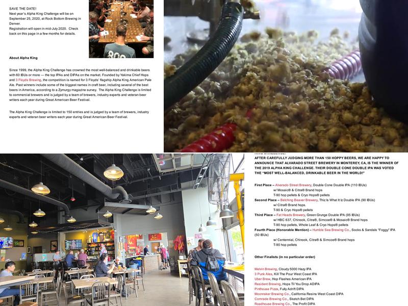 Comrade Brewing Company Menu