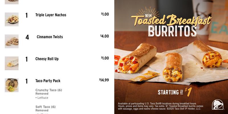 Taco Bell Menu