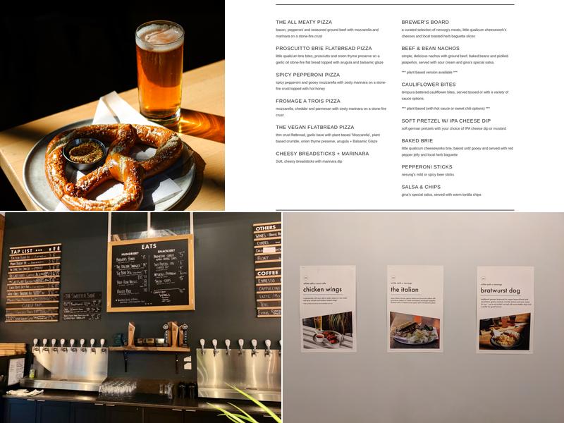 White Sails Brewing Menu