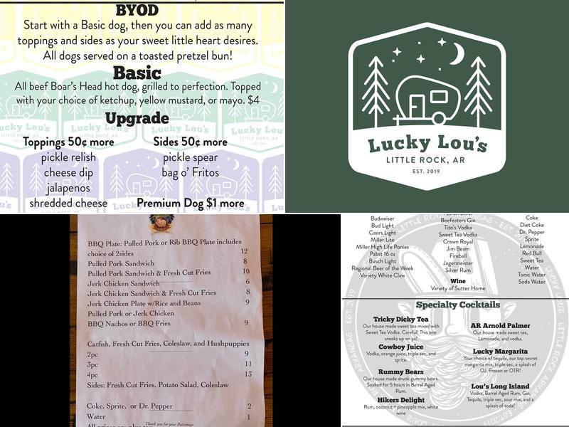 Lucky Lou's Menu