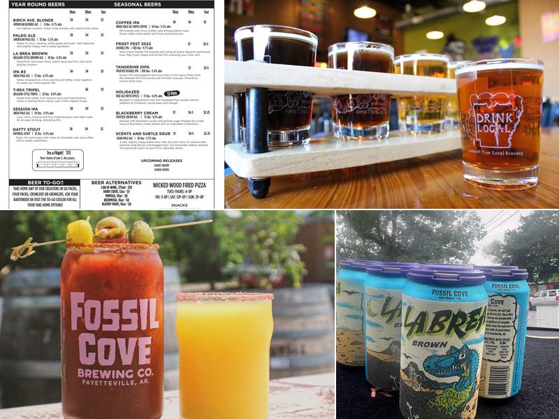 Fossil Cove Brewing Co. Menu