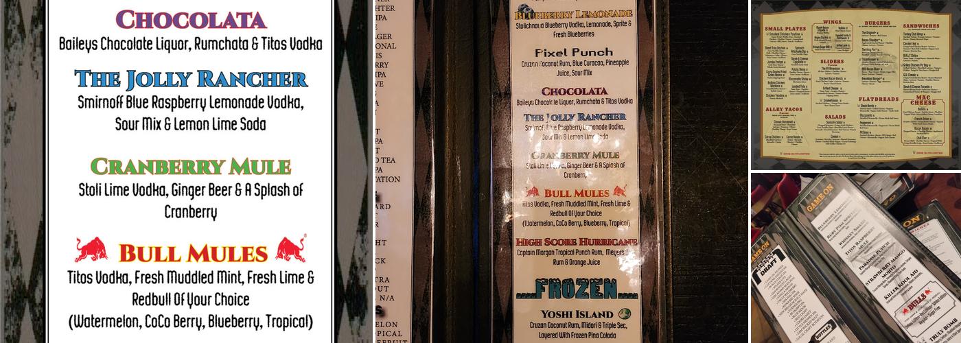 Game On Menu