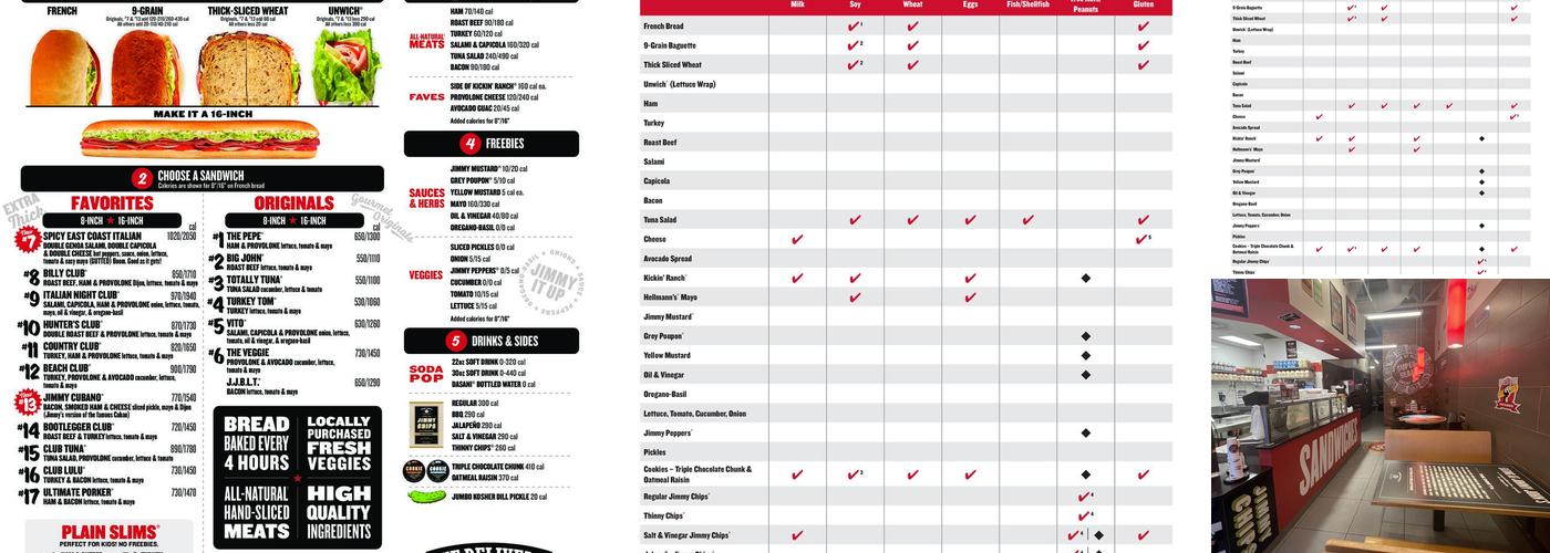 Jimmy John's Menu