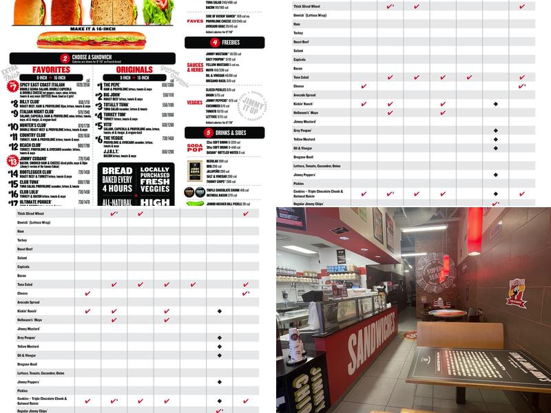 Jimmy John's Menu