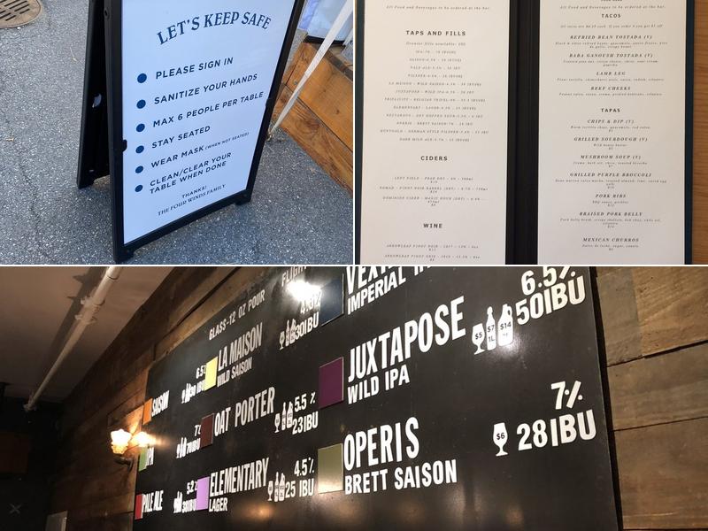 Four Winds Brewing Co. Menu