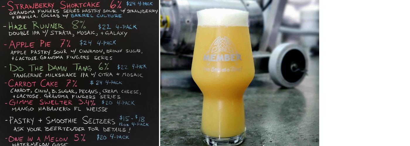 Arkane Aleworks Menu