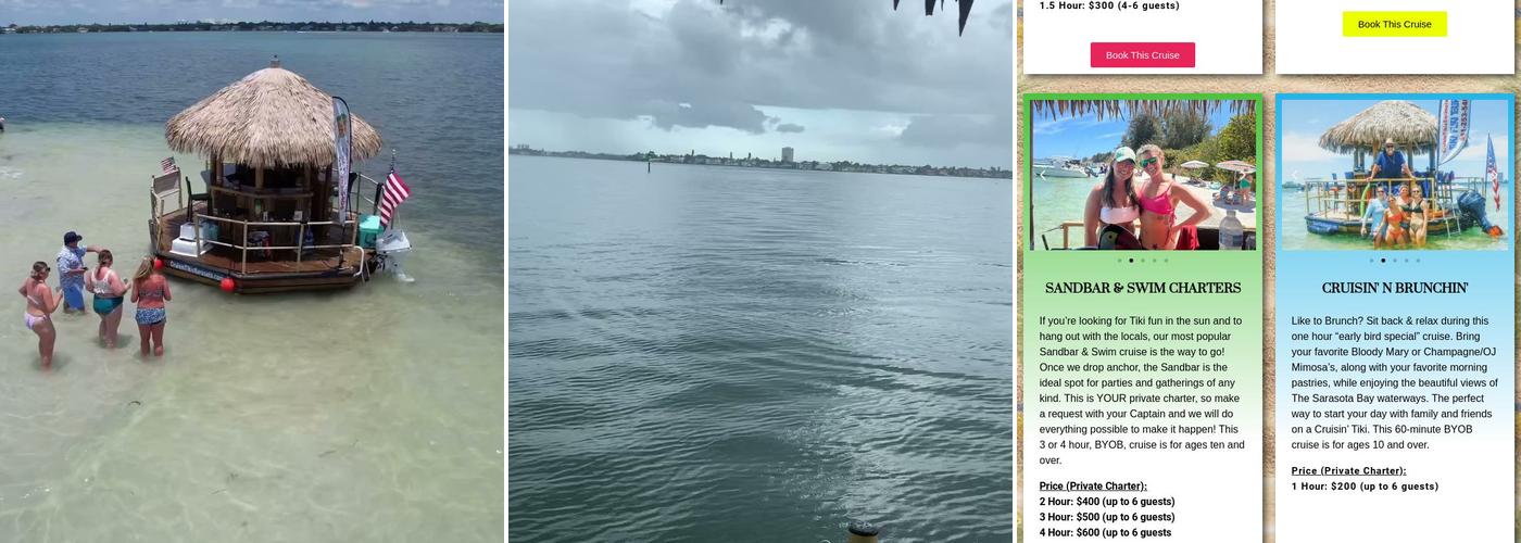 Cruisin' Tikis Sarasota Menu