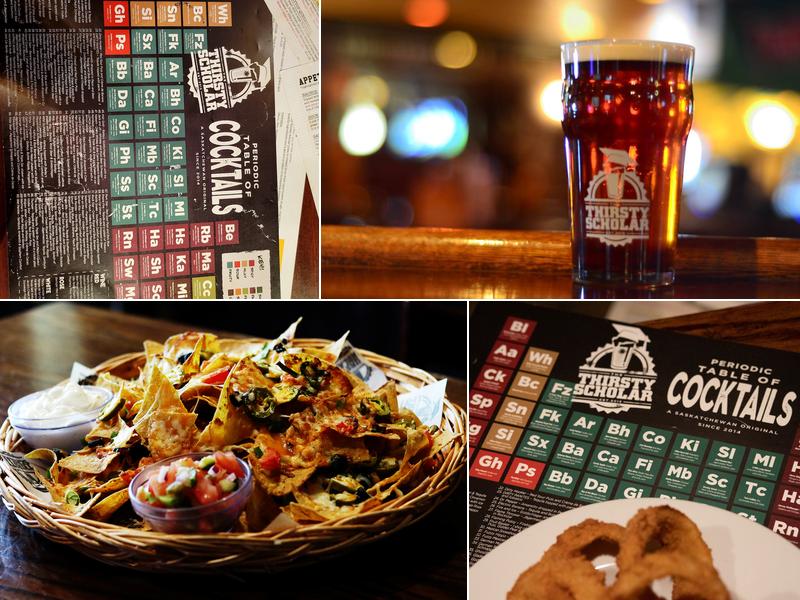 The Thirsty Scholar Menu