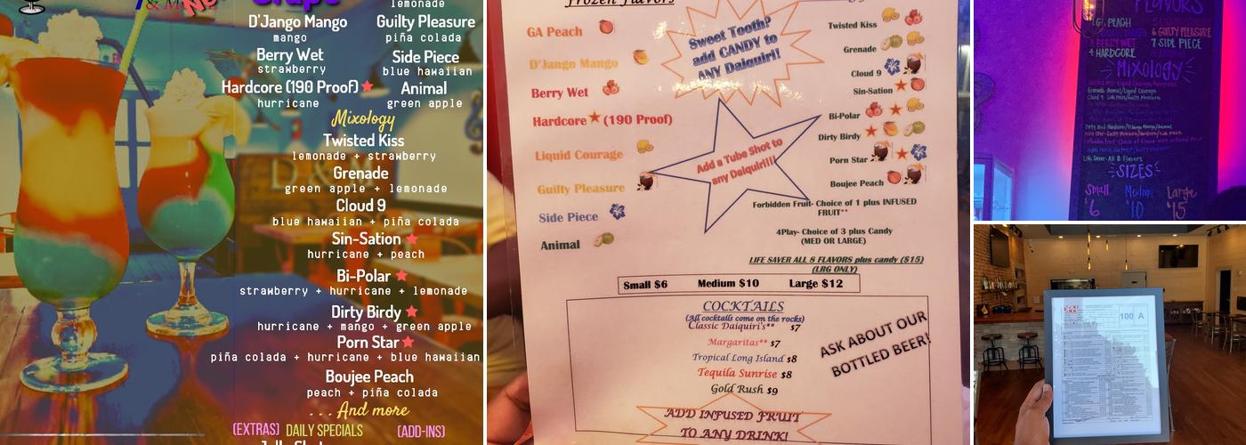 Daiquiris & More Menu