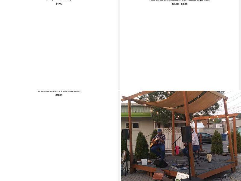 Lost Grove Brewing Menu