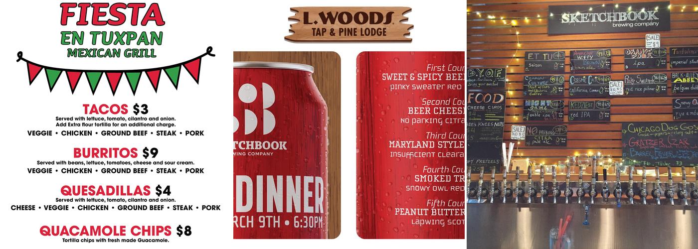 Sketchbook Brewing Co - Evanston Menu