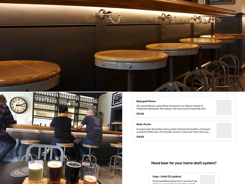 Kinslahger Brewing Company Menu