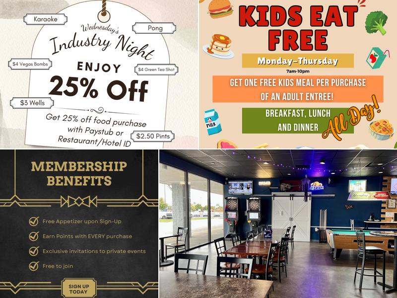 Tradewinds & The Galley-Elkhart LLC Menu