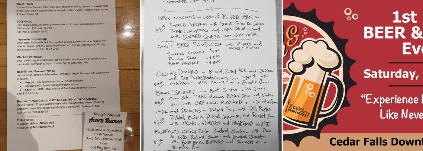 Second State Brewing Co. Menu