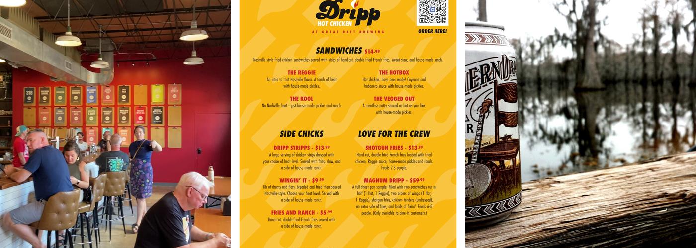 Great Raft Brewing Menu