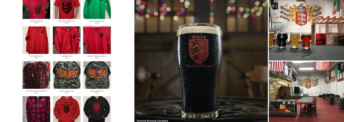 Downey Brewing Company Menu