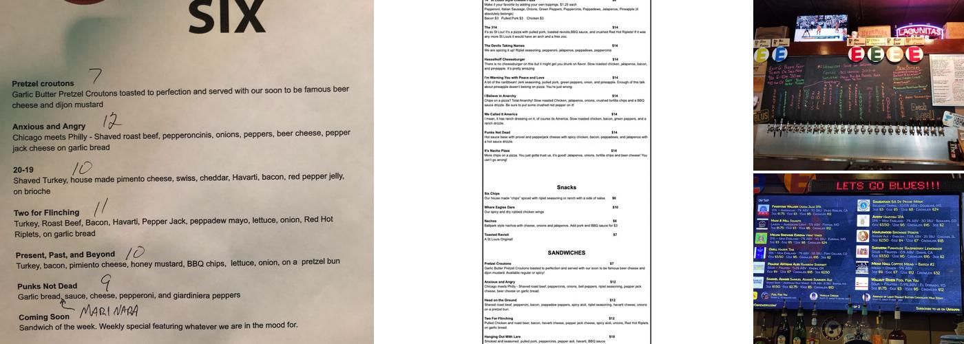The Dive Menu