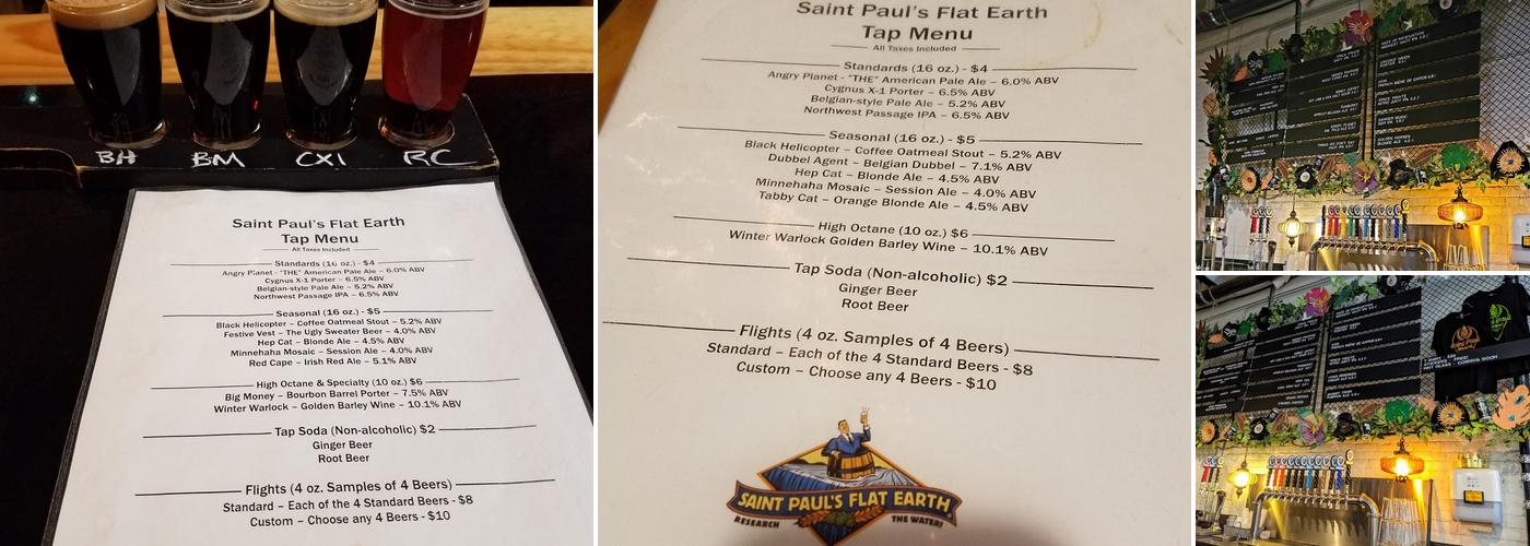 Saint Paul Brewing Menu