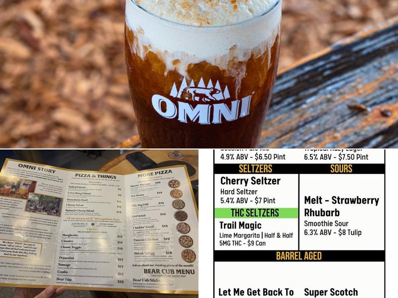OMNI Brewery & Taproom Menu