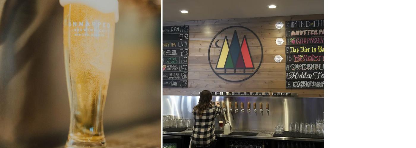 Unmapped Brewing Co. Menu