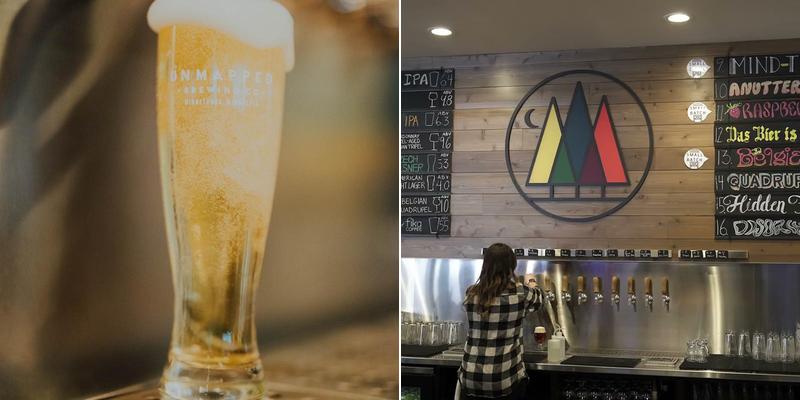 Unmapped Brewing Co. Menu